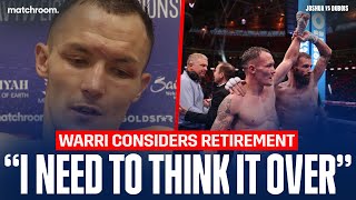 "My Initial Thoughts Are It's Not There" - Josh Warrington Talks After Anthony Cacace Defeat