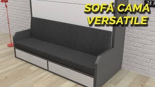 Sofá cama VERSATILE para habitaciones infantiles