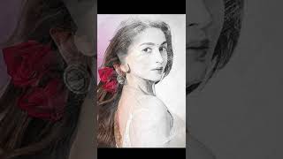 How to copy a sketch from phone 😲 #shorts | Alia Bhatt | Artisa 23