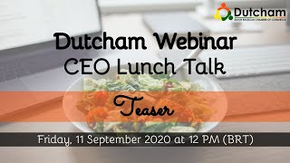 Dutcham CEO Lunch Talk with Fabio Battaglia (Randstad) - Teaser