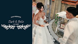 The Wedding of Darb & Belle in Second Life