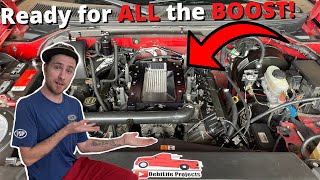 Ford Lightning GT500 TVS Supercharger Swap Adapter Plate and Trick Performance Intercooler Install!