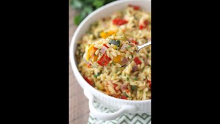 Orzo With Roasted Vegetables