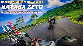 TES PERFORMA SHOCK DEPAN VARIO 125 KE JALUR RANCABALI CIWIDEY | Kayaba Zeto | TRAVELOJOL