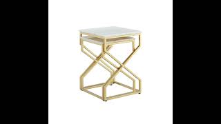 Smartly Designed & Elegant Nesting Tables...Set of 2...for more details call or WhatsApp 9084513569