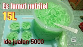 Resep es lumut nutrijel 15L//Resep es kekinian//Resep es 5000an