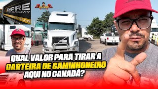 VALOR DA DRIVE LICENSE NO CANADÁ #truckdriver #drivelife #driverslicense #canadaimmigration