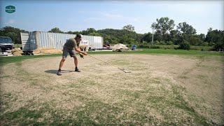 Sand Topdressing And Leveling A Lawn