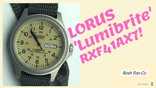 Lorus RXF41AX7 'lumibrite' review