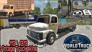 #12 | World Truck Driving Simulator | Android Gameplay | NewTruck Mercedes 1113\1313 | vintage skine