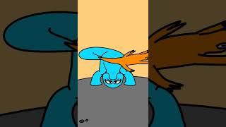 Chase! 🧡Orange and Cyan💙 (Animation meme) Rainbow Friends 2 #shorts #animation #flipaclip