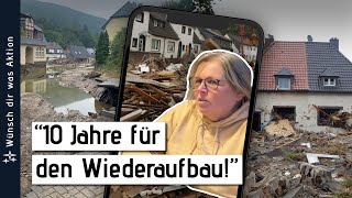 “10 Jahre für den Wiederaufbau!” 🌊🏚️ #wünschdirwasaktion #flutkatastrophe2021