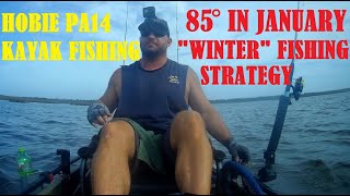 TROUT FISHING in 85 degree weather in JANUARY, confused fish & a confused angler- FL Kayak Fishing