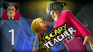 Scary Teacher 3D - Gameplay Walkthrough Part 1 - 4 New Levels (iOS, Android)