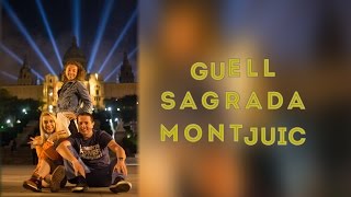 Barcelona: Park Guell, Sagrada Familia & Fashion Show at Montjuic