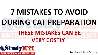 CAT-MBA Aspirants Must Avoid these Blunders During Preparation: How to Prep?