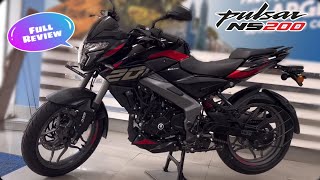 Pulsar NS 200 New 2024 Update Model 😲 Details Review in #ns200 On Road Price