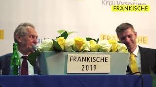 The President Miloš Zeman visited the FRAENKISCHE CZ factory