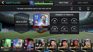 91 Rated TOTS CM Isco Gameplay! - FIFA Mobile