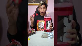 Minum big colla 3,1 liter 1 menit