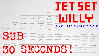 Learning how to speedrun Jet Set Willy: The GeoGuessr