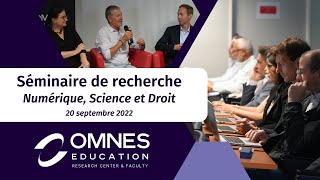 SEMINAIRE DE RECHERCHE 2022 - OMNES Education Research Center & Faculty - 20.09.22