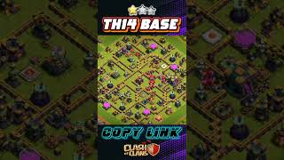 TH14 HYBRID BASE + REPLAY || TOP 10 TH14 HYBRID BASE ANTI 2 STAR WITH LINK || TH14 BASE #shorts