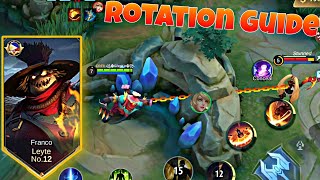 FRANCO EASY ROTATION (EASY WIN✅) | FRANCO ROTATION GUIDE | MOBILE LEGENDS BANG BANG