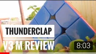 Thunderclap v3m review!| SAGARS SPEEDCUBING.