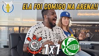 React Corinthians x Juventude Assitimo na Arena Camarote Fiel torcedor