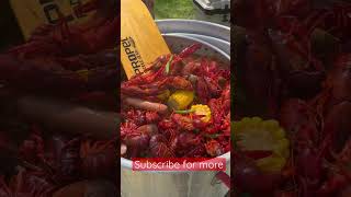 Supper time! Full how to boil crawfish 🦞 video in comments! #louisianacrawfish #crawfishboil