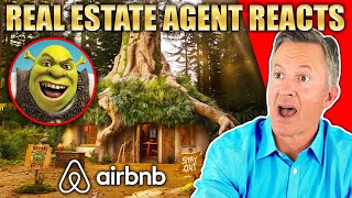 Real Estate Agent Reacts to STRANGEST Airbnb: Vacation Homes & Condo Rentals