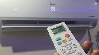 Haier AC Remote Functions in Detail - DC inverter Latest Model - Haier Air Conditioner ( AC )