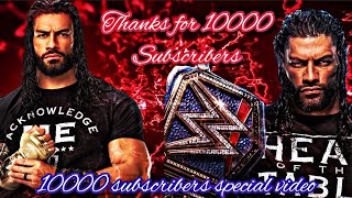 10,000 SUBSCRIBERS SPECIAL VIDEO THANKS ALL @ratedrcity654