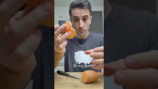 Sweet potato chips in 2 minute #foodhacks