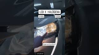 Olha a diferença que o LED dá no visual do carro! A lâmpada de 6.000k deixou o carro mais moderno!