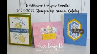 REPLAY FB Live #138 Wildflower Designs - 3 easy cards w/this suite #stampinup #wildflowerdesigns