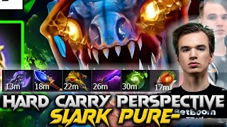 Pure- Slark The Hard Carry - Dota 2 Pro Full Gameplay 7.37E #pure #slark