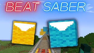 Beat Saber in Minecraft VR!