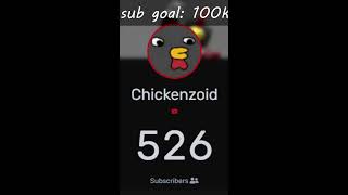 live sub count (with rain sounds)