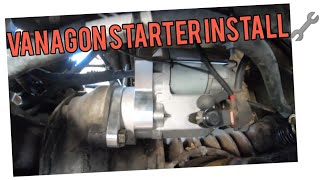 Vanagon starter *weak or slow start - fixed* how to install