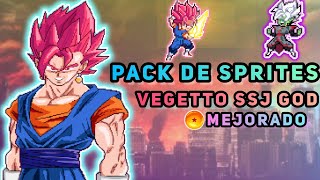 PACK DE SPRITES DE VEGETTO SSJ GOD (DBS) CREADO POR MI