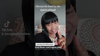 Always Be Lead By The Spirt Of God!  Evangelist Janet Ellen McShan ❤️  Much Love In Christ