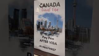 Canada Tourist Visa! #touristvisa #visitorvisa #shortsvideo #youtubeshorts