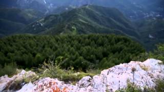 Sulle pendici dell'Armetta - tramonto sull'Alta Via dei Monti Liguri