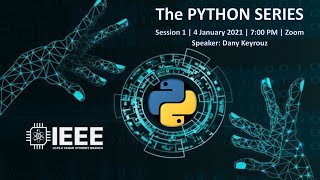 The Python Series | Session 1  Part 1