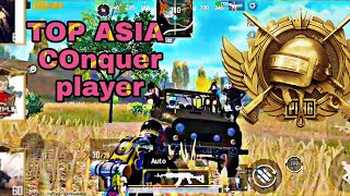 😱😵TOP ASIA CONQUER PLAYER IN MY CROWN LOBBY - PUBGMOBILE