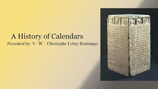 The History of Calendars