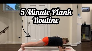 5 Minute Plank Routine