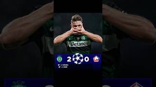 Won against Sporting Lille in UEFA Champions League #uefachampionsleague #sporting #lille #uefa